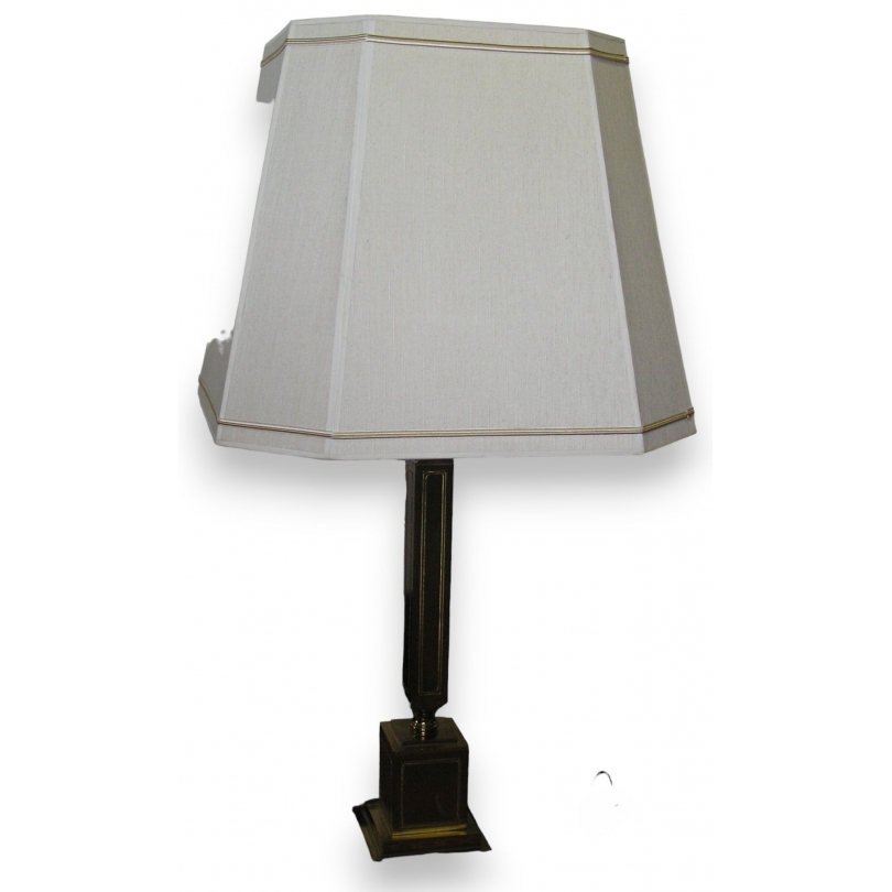  Lampe à 2 lumières, en laiton. Avec sur  Moinat SA  - Antiquités décoration