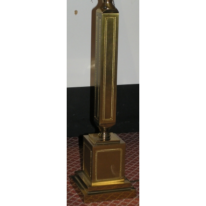  Lampe à 2 lumières, en laiton. Avec sur  Moinat SA  - Antiquités décoration