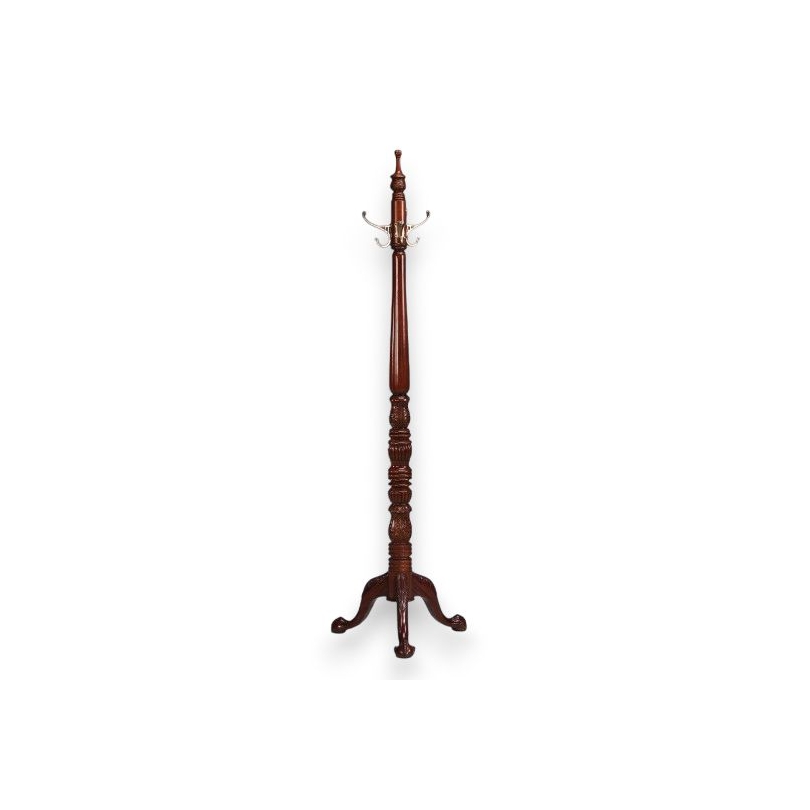 Round mahogany parrot coat rack at Moinat SA – Antiques and home décor