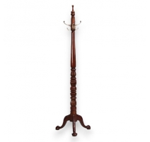 Perroquet Portemanteau Rond en acajou