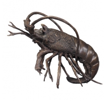 Homard en bronze