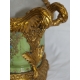 Coupe ovale en porcelaine verte