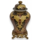 Urne de temple en porcelaine jaune