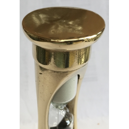 Polished brass hourglass from Moinat SA – Antiques and home décor