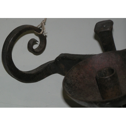 Two-light wall light, made of wrought iron. From  Moinat SA  - Antiques and home décor