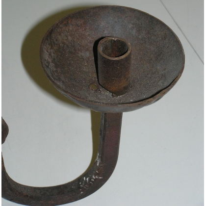Two-light wall light, made of wrought iron. From  Moinat SA  - Antiques and home décor
