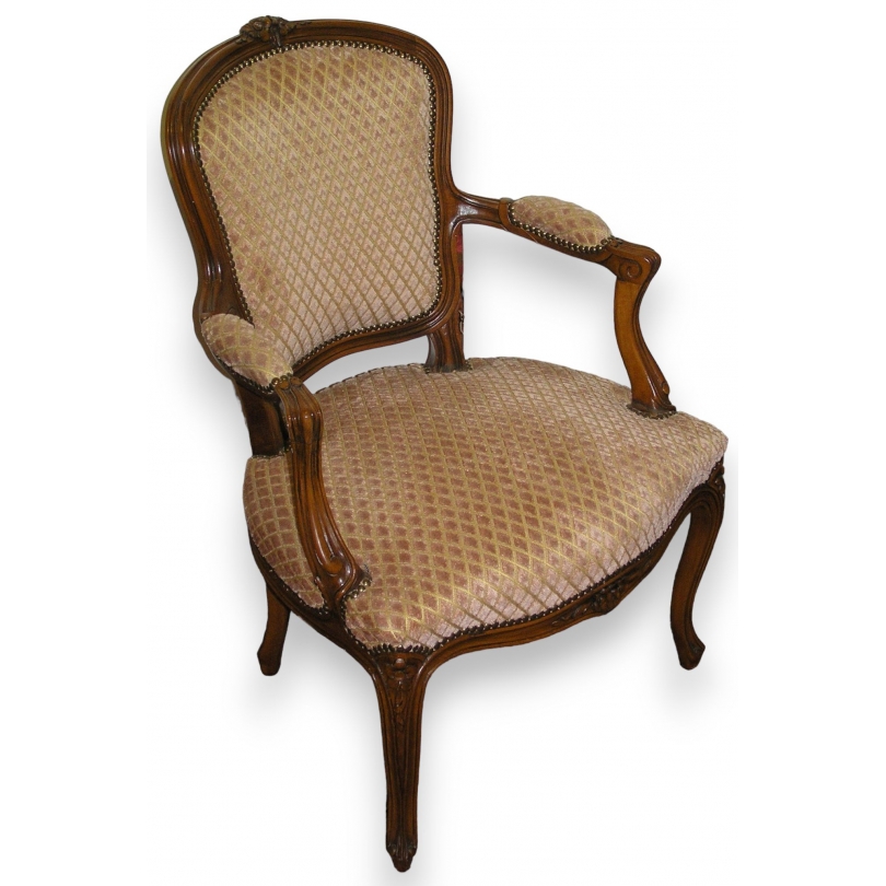 Louis XV Cabriolet-style armchair, by Moinat SA – Antiques and home décor