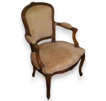 Fauteuil style Louis XV Cabriolet, en