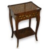 Bedside table, in inlaid rosewood. From  Moinat SA  - Antiques and home décor