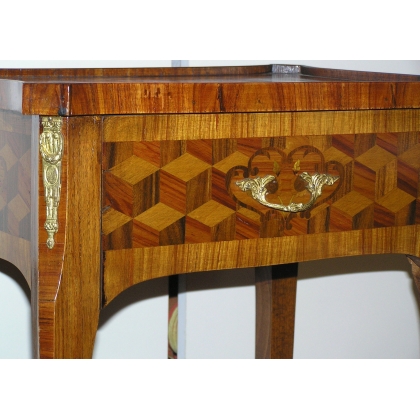 Bedside table, in inlaid rosewood. From  Moinat SA  - Antiques and home décor