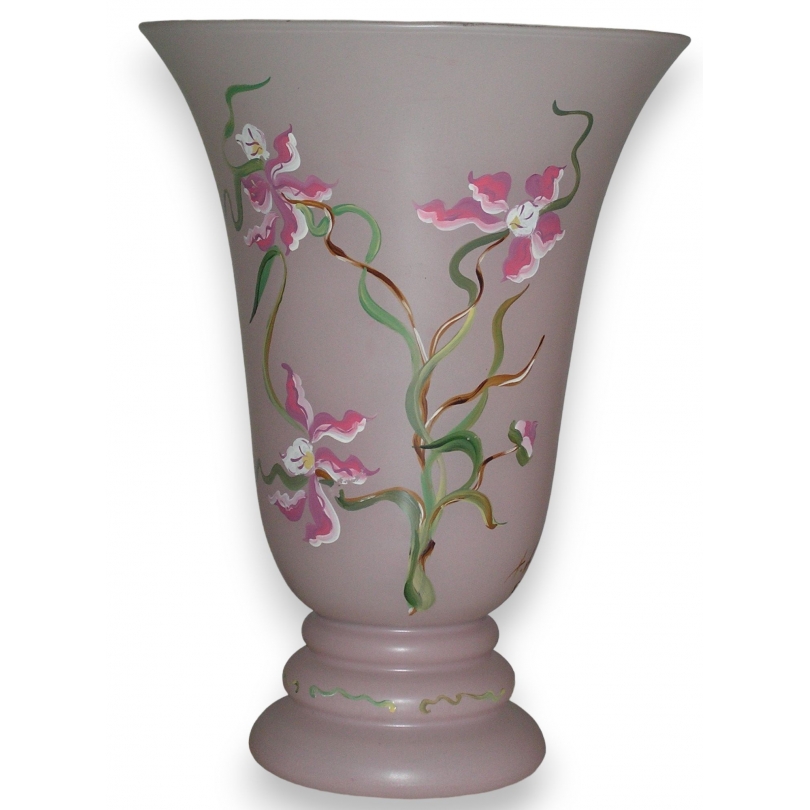  Lampe style 1900, en verre. Avec décor sur  Moinat SA  - Antiquités décoration