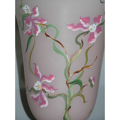  Lampe style 1900, en verre. Avec décor sur  Moinat SA  - Antiquités décoration