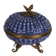 Box in porcelain blue with mounts