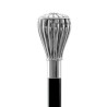 Walking stick with a round, fluted silver-coloured knob at Moinat SA – Antiques and home décor