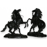 Paire de sculptures "Chevaux de Marly",