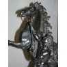 Paire de sculptures \"Chevaux de Marly\",