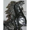 Paire de sculptures \"Chevaux de Marly\",