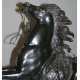 Paire de sculptures "Chevaux de Marly",