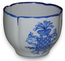 Bol, en porcelaine blanche à motif