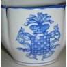 Bowl, made of white porcelain with a pattern, by  Moinat SA  - Antiques and home décor