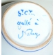 Bol, en porcelaine blanche à motif