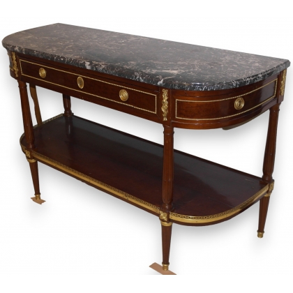 Louis XVI console table with three drawers, by Moinat SA – Antiques and home décor