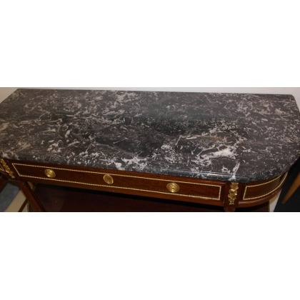 Louis XVI console table with three drawers, by Moinat SA – Antiques and home décor