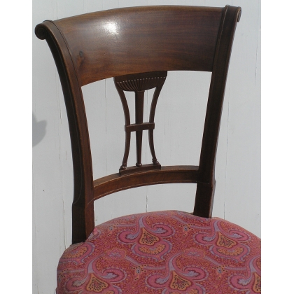 Set of 6 mahogany chairs. Available from  Moinat SA  - Antiques and home décor