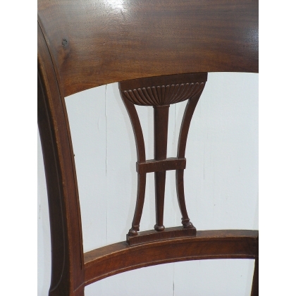 Set of 6 mahogany chairs. Available from  Moinat SA  - Antiques and home décor