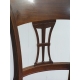 Ensemble de 6 chaises, en acajou.