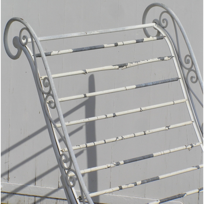 Liegestuhl für den außenbereich, aus geschmiedetem eisen - Moinat SA