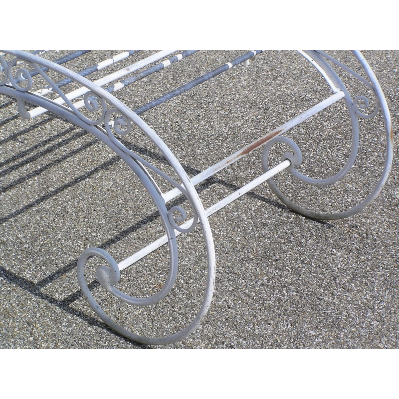 Liegestuhl für den außenbereich, aus geschmiedetem eisen - Moinat SA