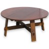  Table ronde basse Arts and Crafts avec sur  Moinat SA  - Antiquités décoration