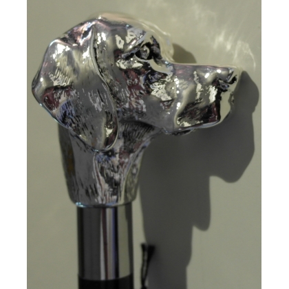 Silver-coloured "Setter" shoehorn at  Moinat SA  - Antiques and home décor