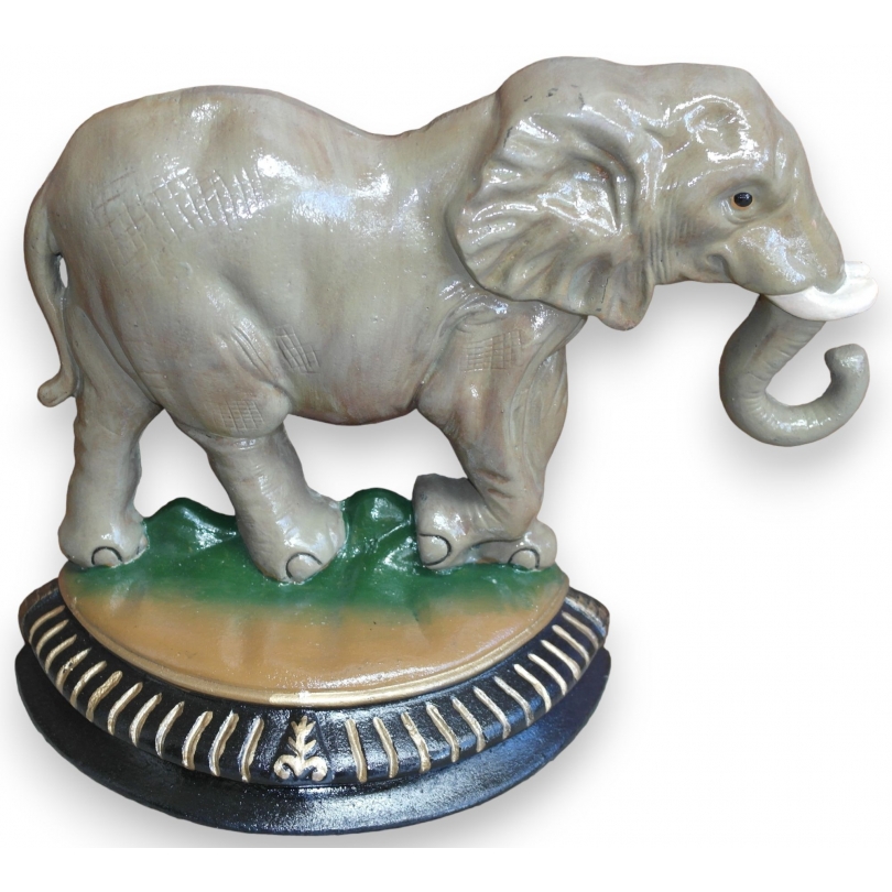  Arrêt de porte en fonte "Éléphant" sur  Moinat SA  - Antiquités décoration