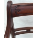Fauteuil, en acajou. Assise couverte