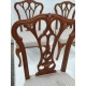 Ensemble de 4 chaises style Queen Anne,