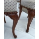 Ensemble de 4 chaises style Queen Anne,