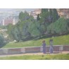 Paintings | Painting entitled ‘Italy – Frascati’, signed J. ODIER Moinat SA  – Antiques and home décor