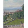 Paintings | Painting entitled ‘Italy – Frascati’, signed J. ODIER Moinat SA  – Antiques and home décor
