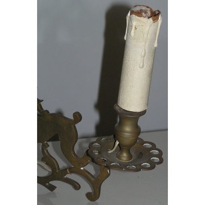  Applique à deux lumières, en bronze. sur  Moinat SA  - Antiquités décoration