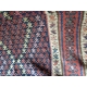 Tapis Kilim rouge et bleu