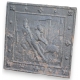 Plaque de cheminée "Chasse aux sanglier"
