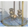 Round three-light brass lantern. Available from  Moinat SA  - Antiques and home décor