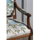 Paire de fauteuils style Louis XVI à