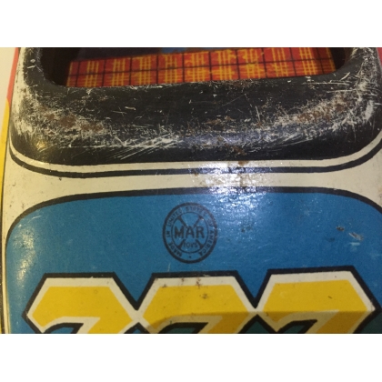  Voiture en tôle à moteur éléctrique sur  Moinat SA  - Antiquités décoration