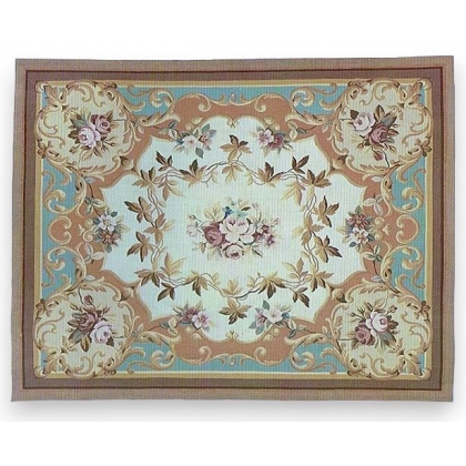 Tapis Aubusson dessin 123 fond blanc, sur  Moinat SA  - Antiquités décoration