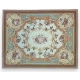 Tapis Aubusson dessin 123 fond blanc,