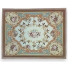 Tapis Aubusson dessin 123 fond blanc,