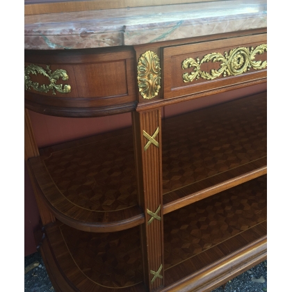 Louis XVI-style sideboard with mirror by Moinat SA – Antiques and home décor